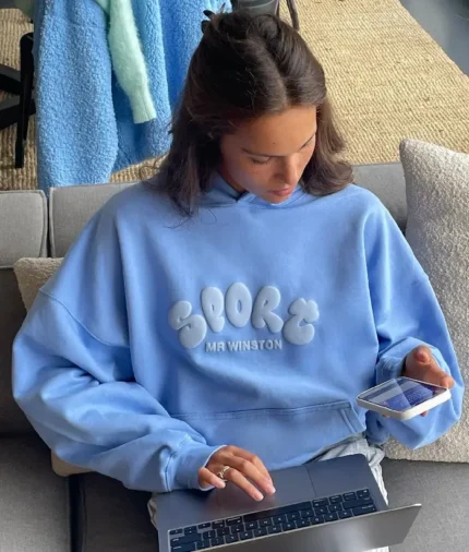 Mr Winston Baby Blueberry Boyfriend Puff Hoodie