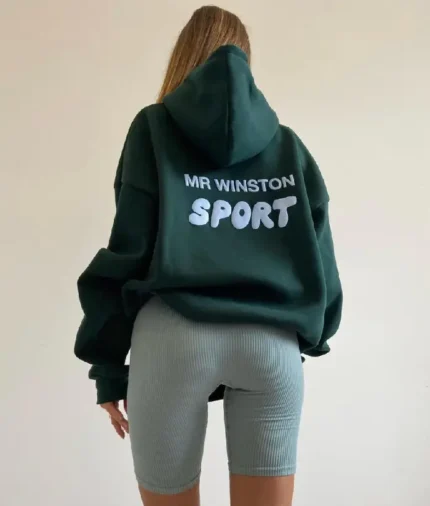 Mr Winston Bottle Green Puff