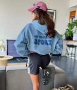 Mr Winston Denim Puff Hoodie