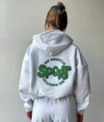 Mr Winston Grey Marle Puff Hoodie