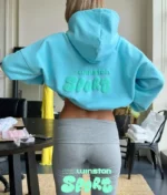 Mr Winston Lime Puff Boyfriend Hoodie